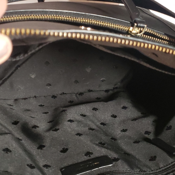 Kate Spade Black leather handbag/tote - Picture 13 of 15